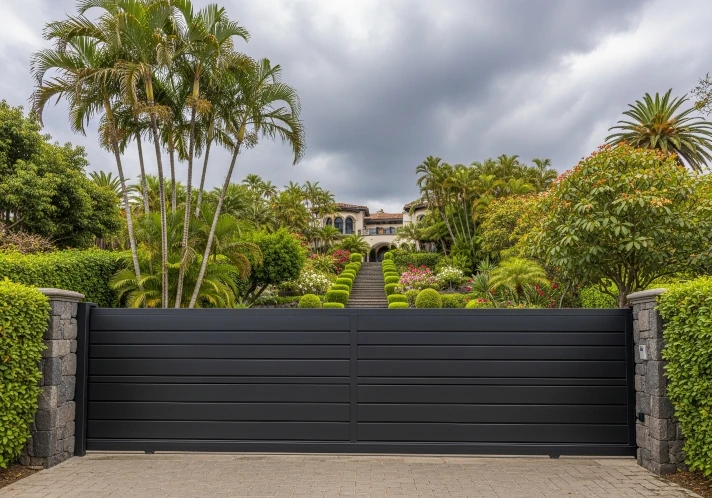 Automatic driveway gates for villas in Tenerife