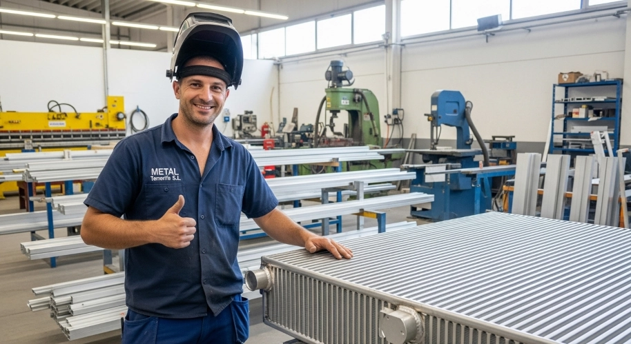 Professional aluminium TIG and MIG welding in Tenerife